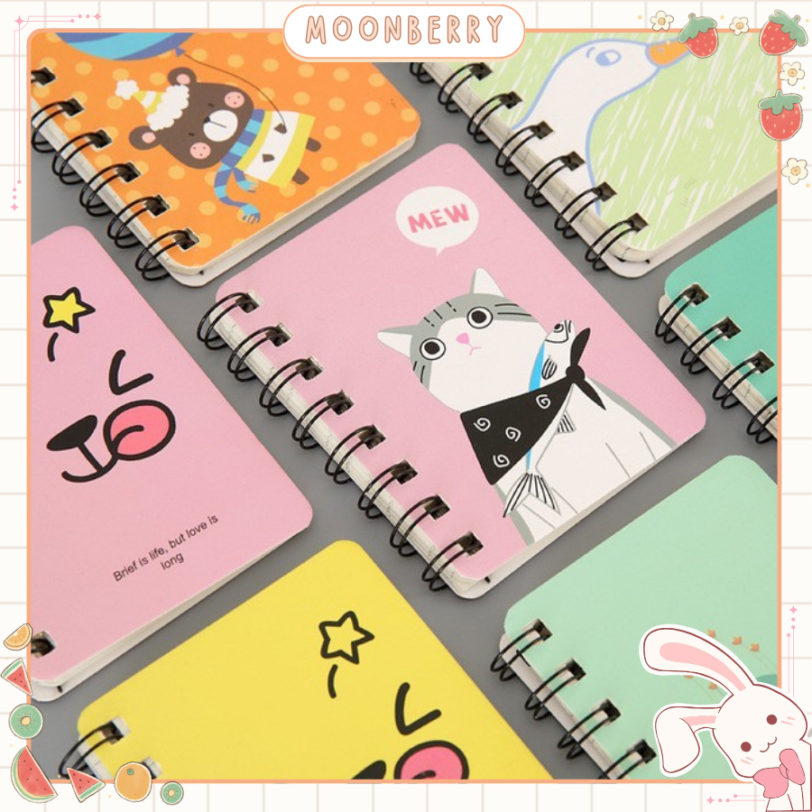 

Buku Memo Kecil Notebook Mini Buku Catatan Kecil dengan Motif Lucu