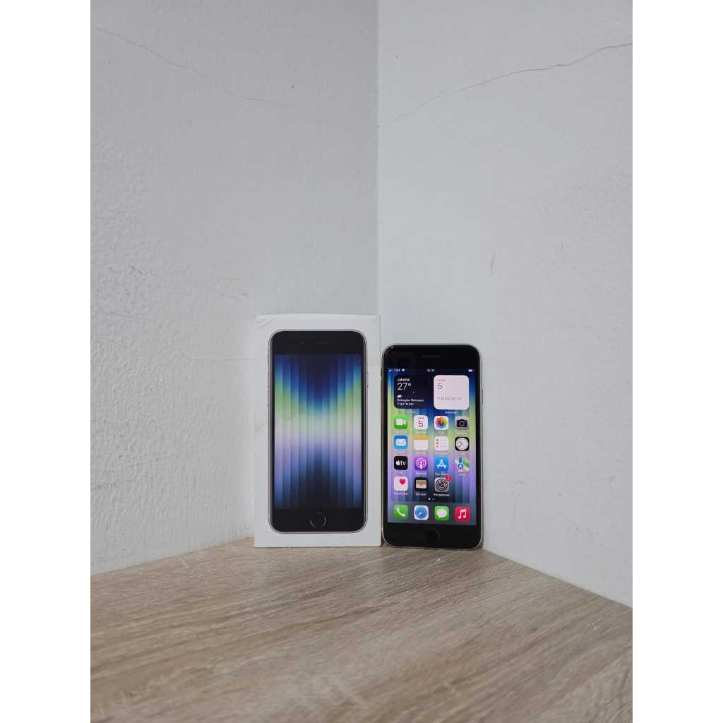 Apple iPhone SE 3 2022 Ex Resmi iBox 128GB 128 GB Starlight SE3