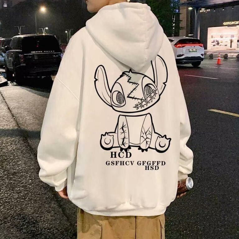 Seller Jaketin Aja Hoodie Pria Wanita Big Size  S  6XL  Jaket STITCH HALLOWEEN Oversized M L XXL XXX