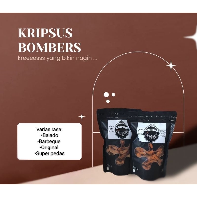 

Kripsus bombers/ Kripik Usus/kripik usus varian rasa