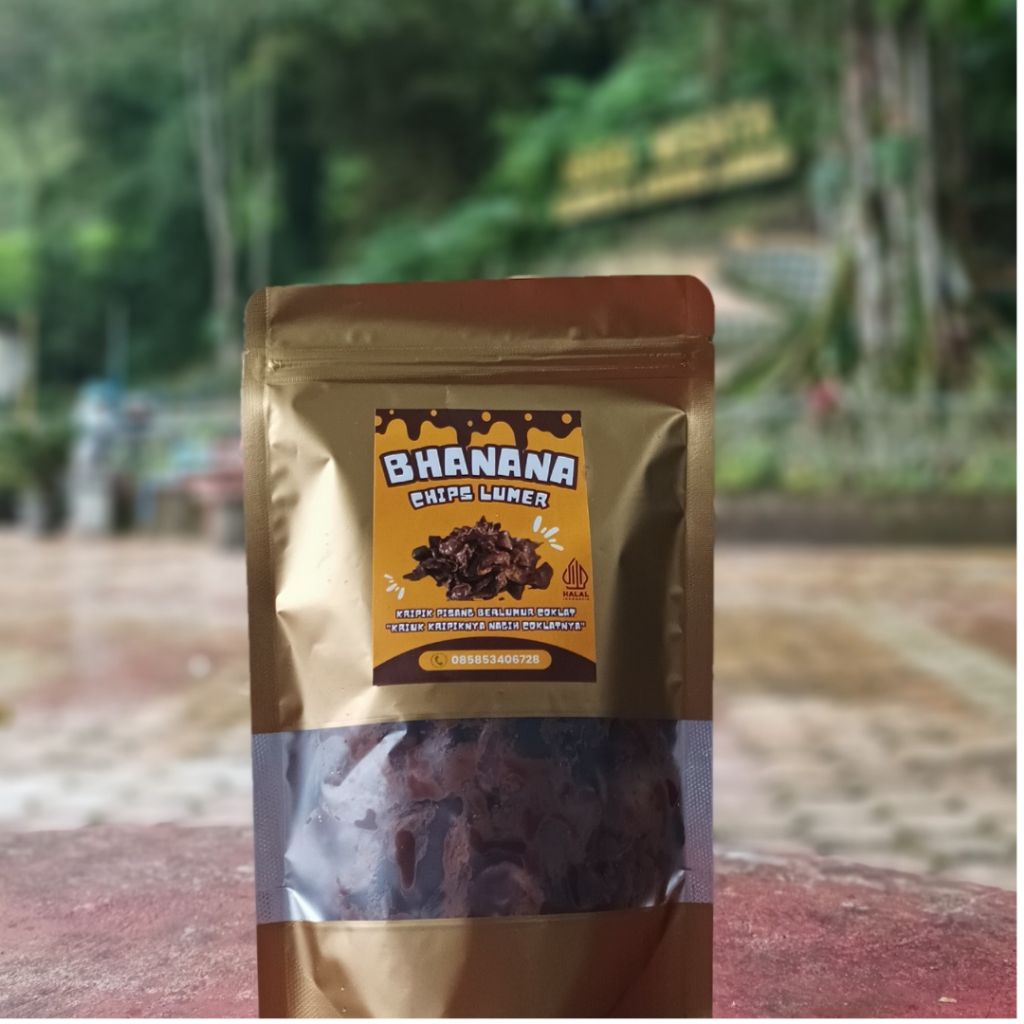 

BCL Bhanana chips lumer, kripik pisang lumer coklat premium, cemilan enak kriuk kripiknya nagih coklat nya 1 pack