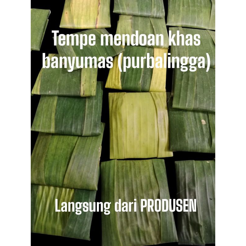 

tempe mendoan khas banyumas 1 iket isi 30 lembar tempe mendoan