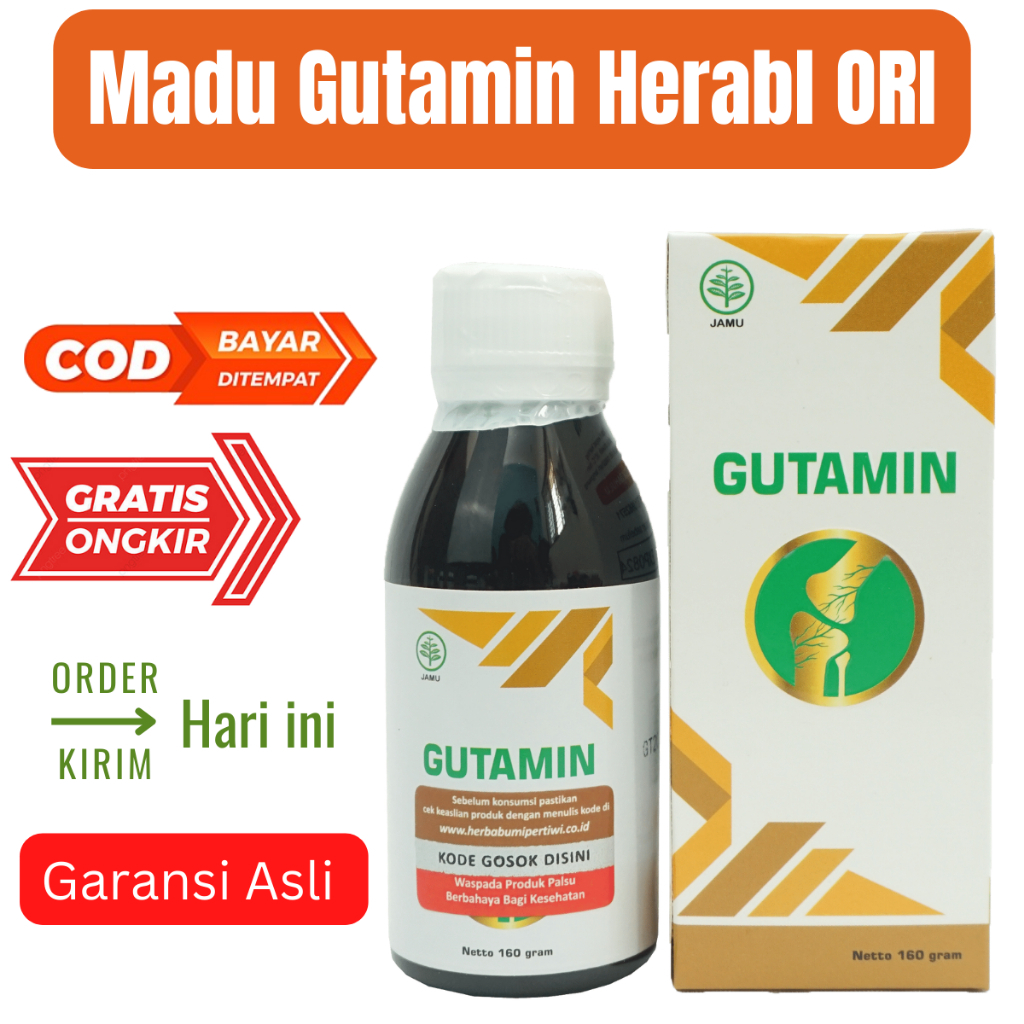 

Madu Gutamin Herbal 100% Original