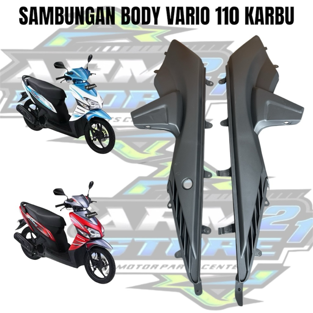 SET SAMBUNGAN BODY KIRI KANAN VARIO 110 KARBU LAMA / SAMBUNGAN BODY SAMPING VARIO 110 KARBU OLD