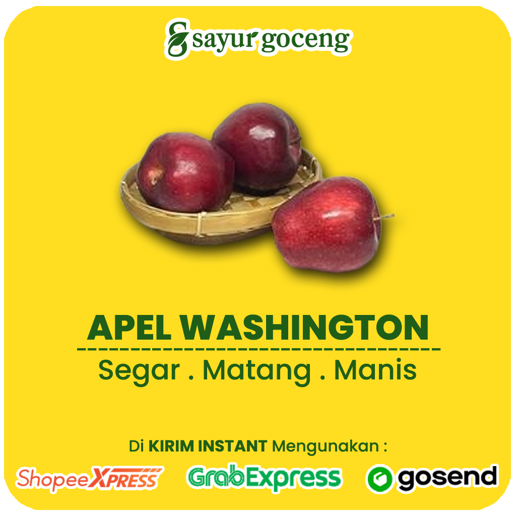 

Apel Washington Segar, Manis, Renyah & Bergizi – Camilan Sehat Keluarga dari Sayur Goceng Palembang