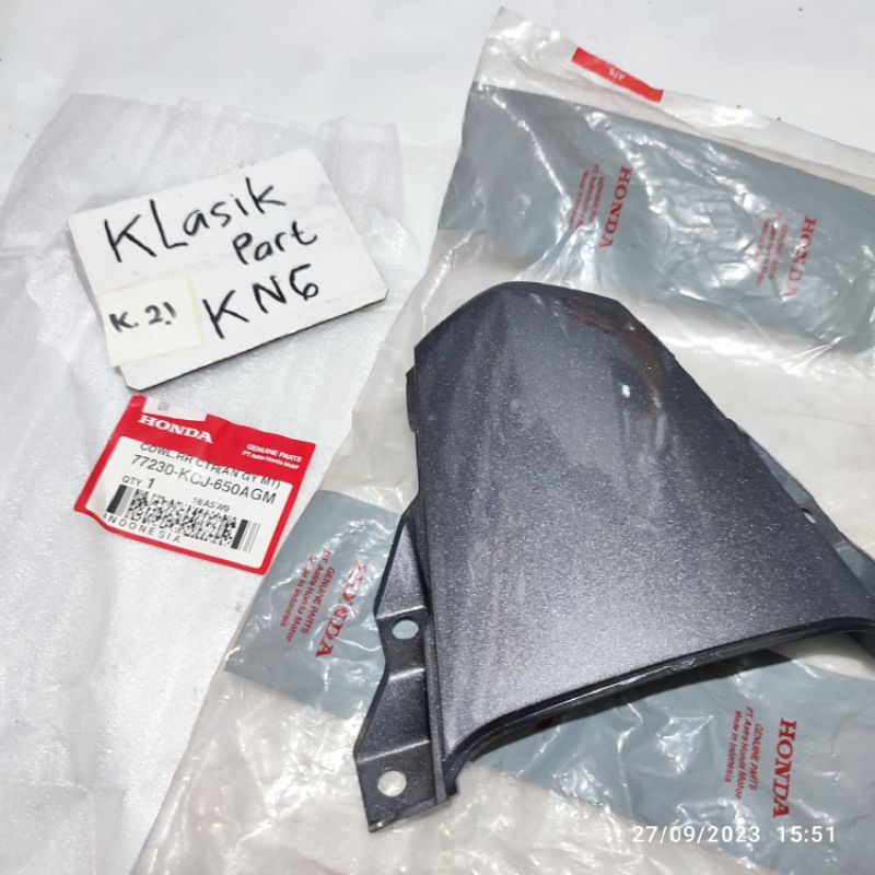 SAMBUNGAN PET COVERTAIL COVER TAIL BODY BODI BELAKANG HONDA TIGER REVO TIREV PECE LED ABU 77230-KCJ-