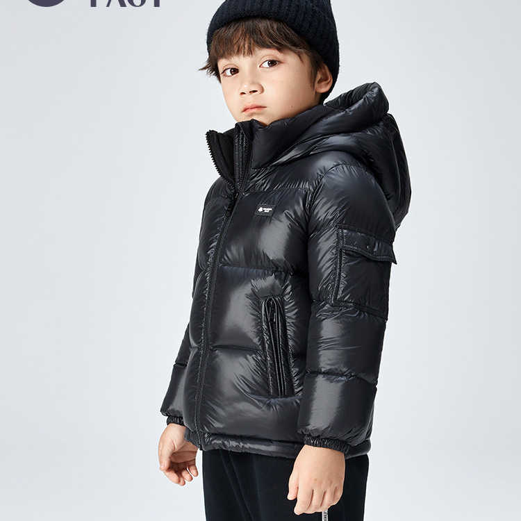 Parsi Kakek Anak-anak Down Jacket pendek laki-laki dan perempuan tebal bayi 2024 Pakaian Musim dingi