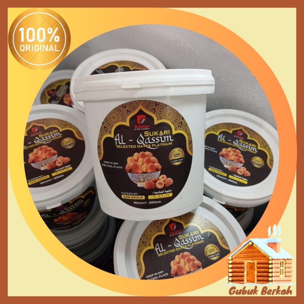 

Kurma Sukari Ember Al Qassim 850 Gram - ASM GROUP
