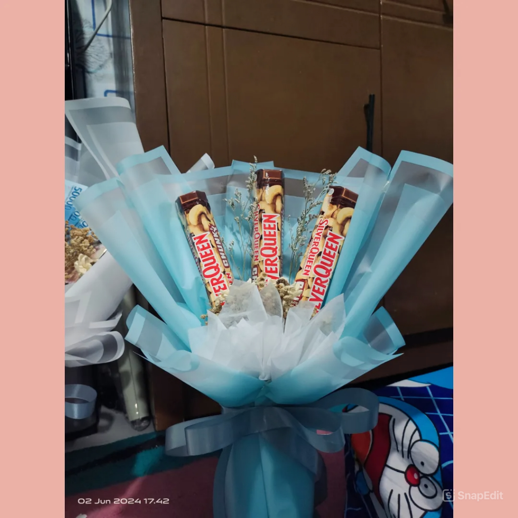 

Bouquet Coklat Silverqueen Chunky Bar Medium