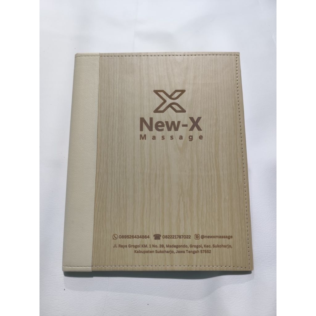 

buku menu hpl costum logo a4