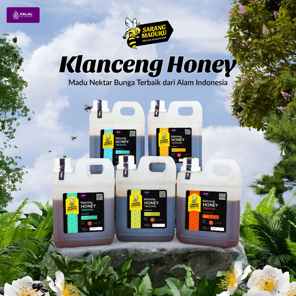 

Sarang Maduku Madu Klanceng Murni Asli Raw Honey 100% Madu Apis Trigona Madu Teuweul Madu Kelulut