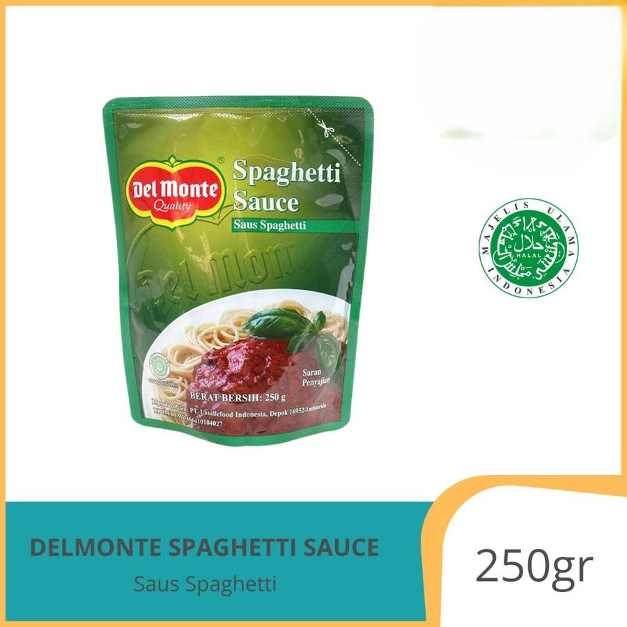 

Delmonte Sausage Spaghetti Sauce 250gr