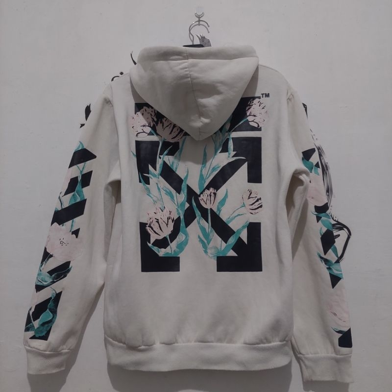 JAKET HOODIE OW OFF WHITE
