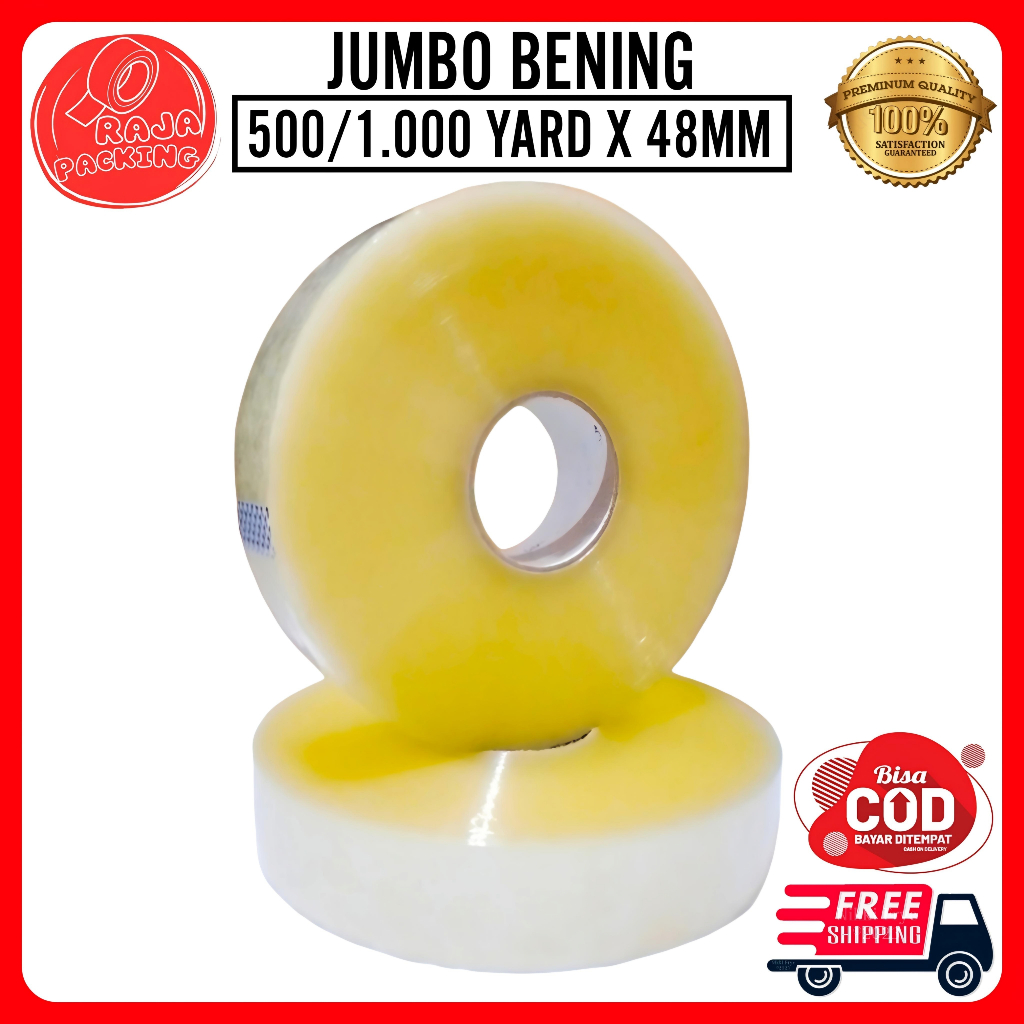 

LAKBAN SUPER JUMBO 1000 YARD FULL X 48MM | LAKBAN BENING JUMBO 2" X 500 METER