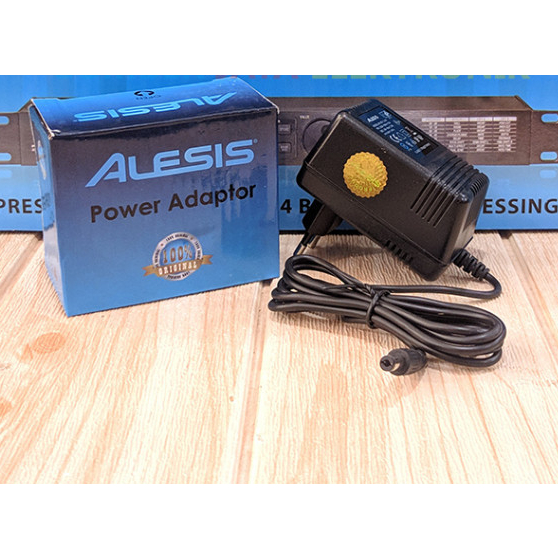 Adaptor ALESIS Microverb4 9 Volt Original Dus Biru Alesis / Adaptor Efek Vocal Microberb 4 9V
