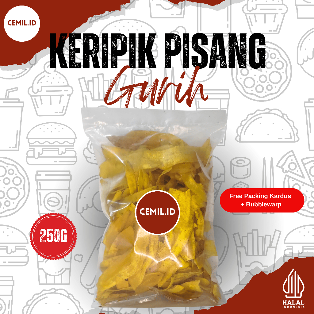 

Cemil.id - Keripik Pisang Gurih 250 Gram