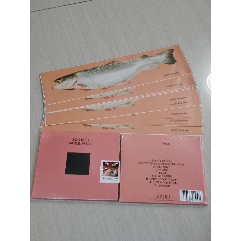 CD Bon Iver Fable Sable Bonus Stiker