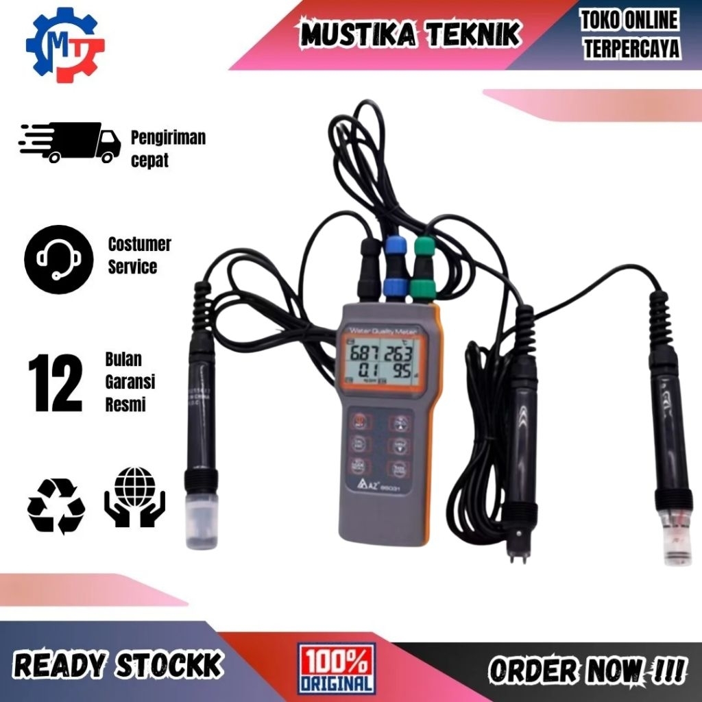 AZ-86031 water salinity quality DO diasolved meter oxygen AZ-86031