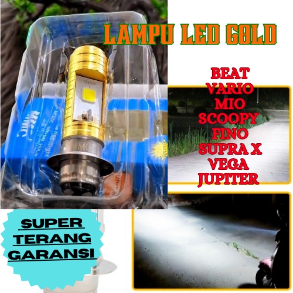 LAMPU LED MOTOR MMC HQ9 UNIVERSAL SEMUA MOTOR  SUPER TERANG