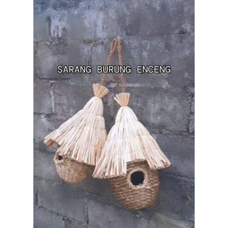 

sarang burung dari alang-alang