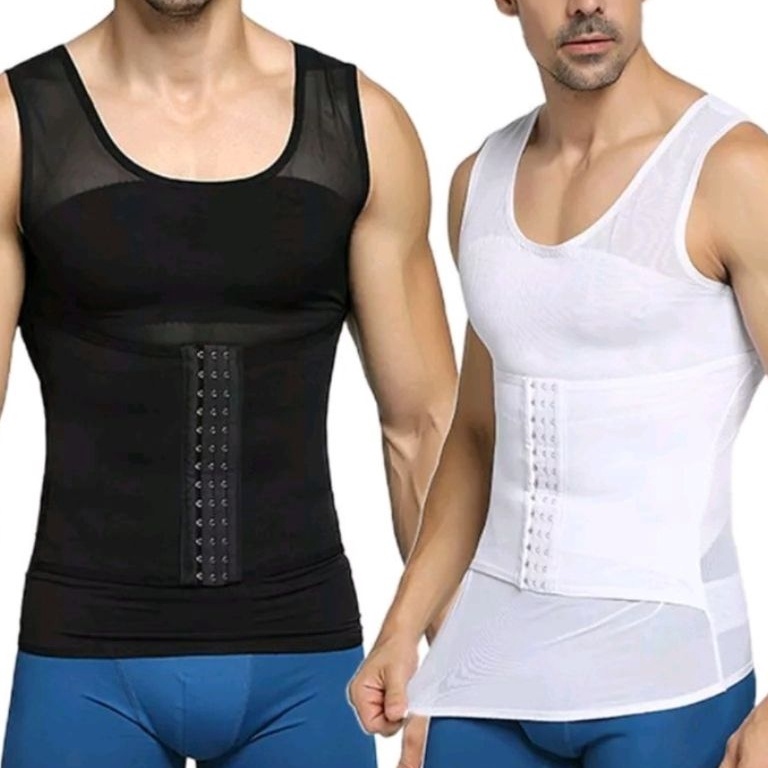 Ketinggalan order Kaos Korset pria korset perut belly vest for man korset cowok laki laki pengecil p
