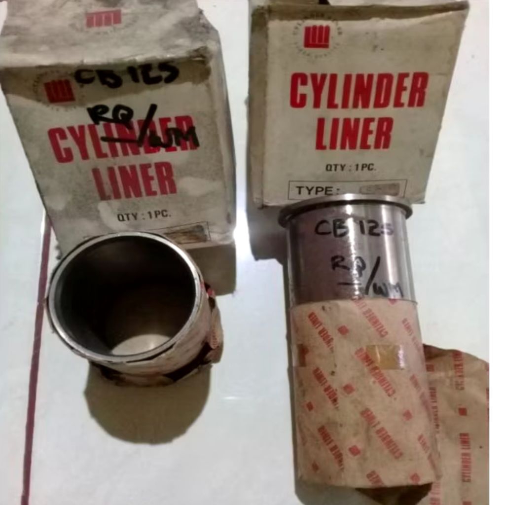 cylinder Liner boring buring Honda Cb125 Cb 125ss