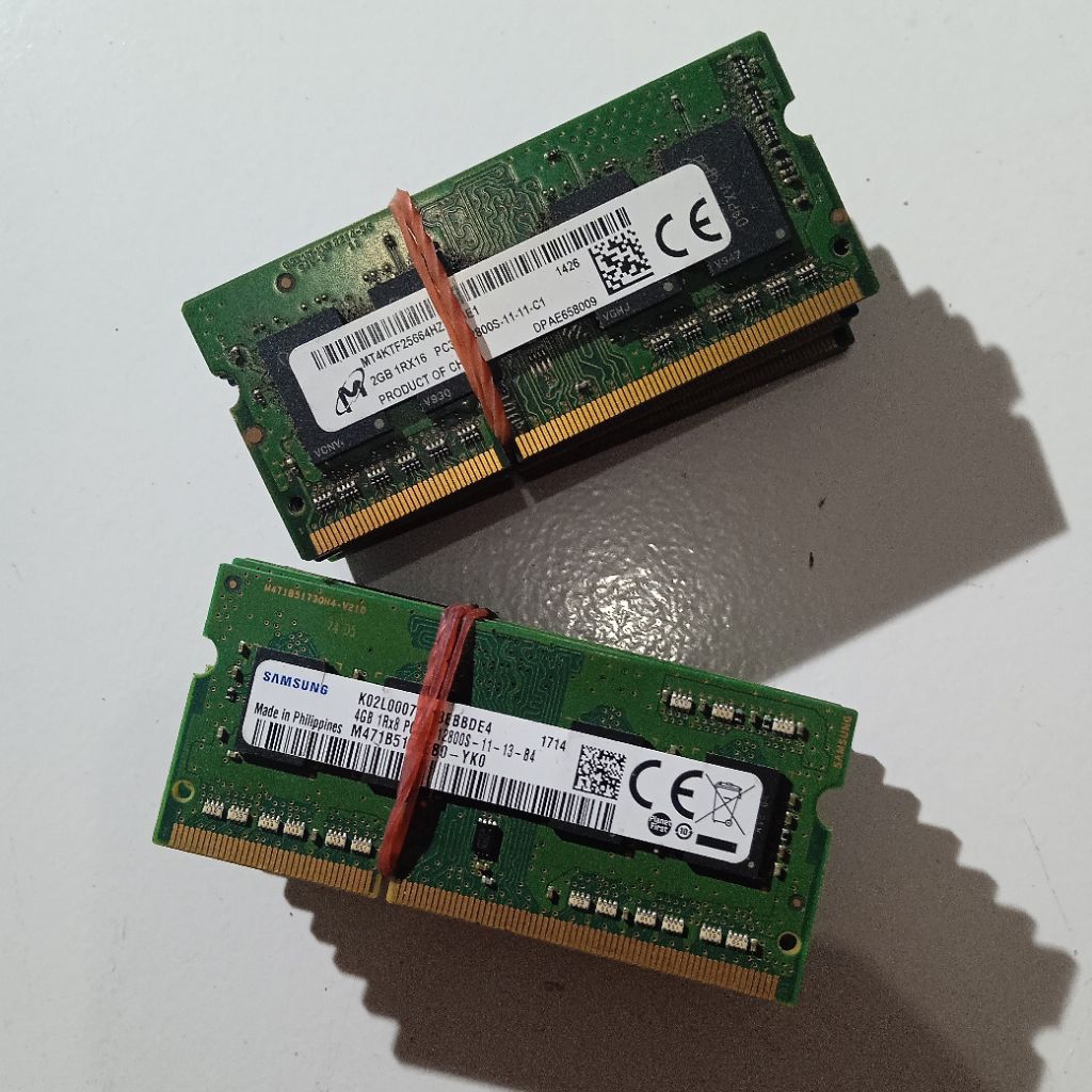Ram Laptop DDR3 DDR3L 4GB 2GB SKhynix Samsung PC 10600 12800