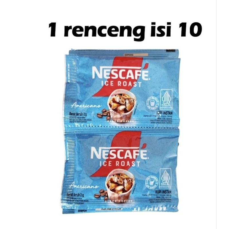

Nescafe Ice Roast Americano Es Kopi Instan