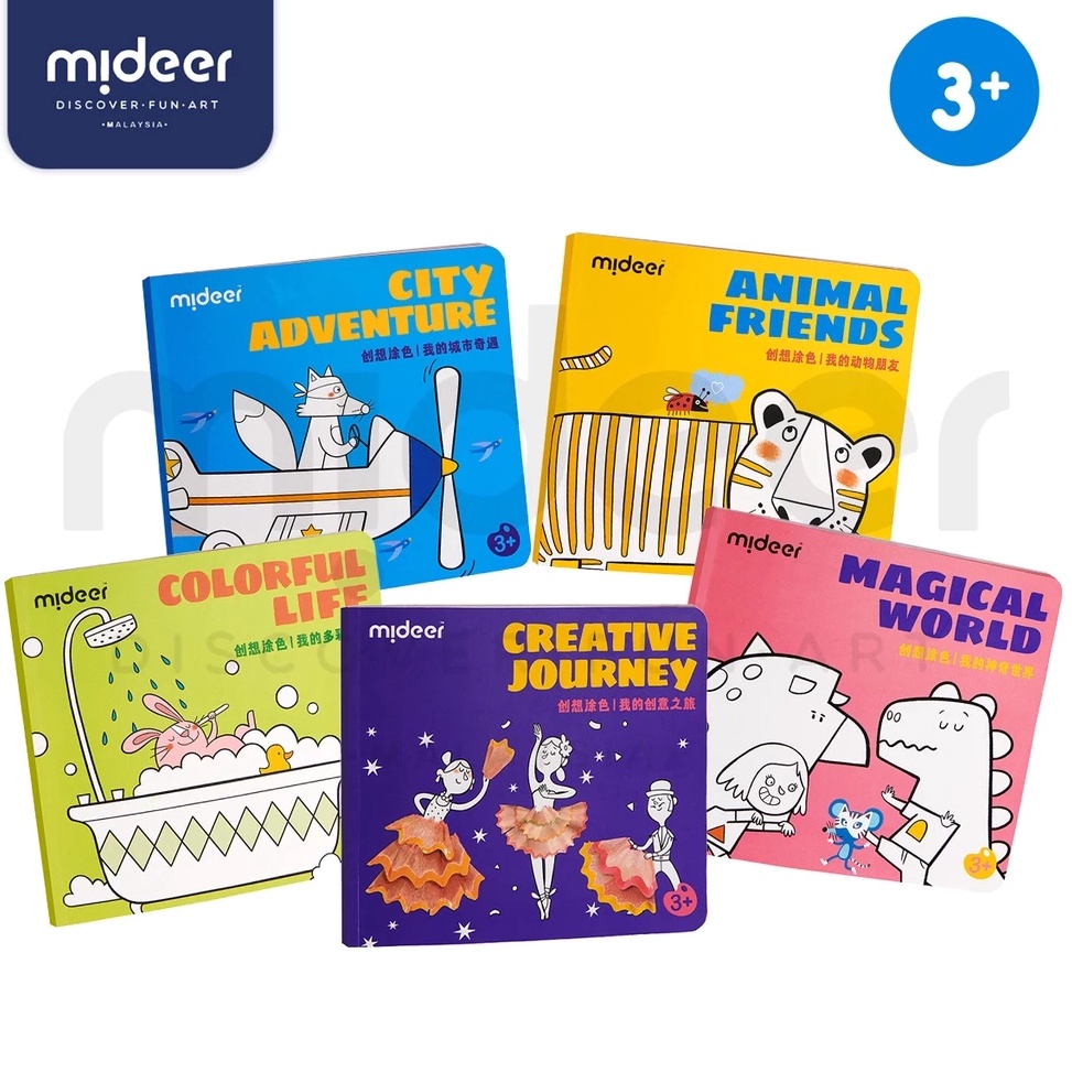 

KODE N73P MideerHightune Children Coloring Book Buku Mewarnai Anak 42 Lembar Kertas 17G