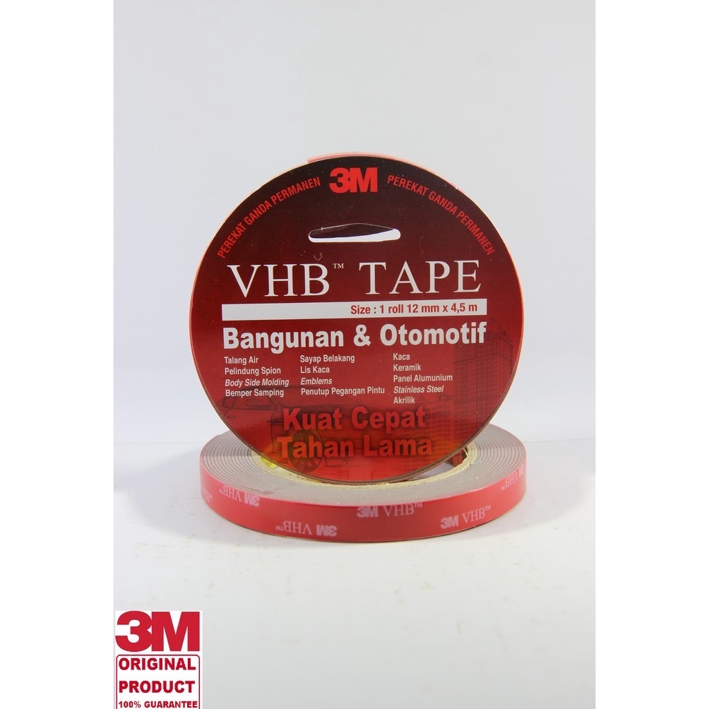 

KODE F28O 3M VHB Double Tape Automotive mobil 12mm x 45M sangat merekat kuat