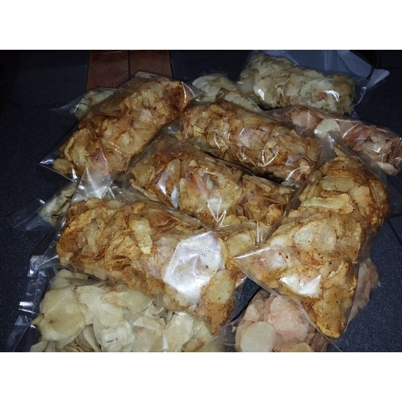 

KRIBO ( Kripik Mbote) atau kripik talas PEDAS DAUN JERUK