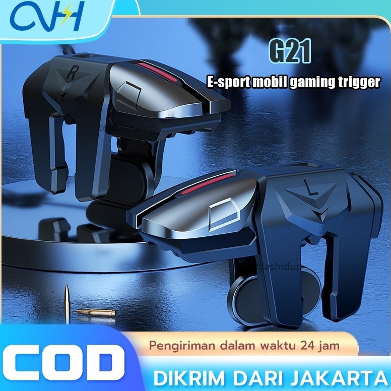 G21 Trigger Pubg FF Fps L1 R1 Gaming Six Finger Trigger Gaming KODE H5W3