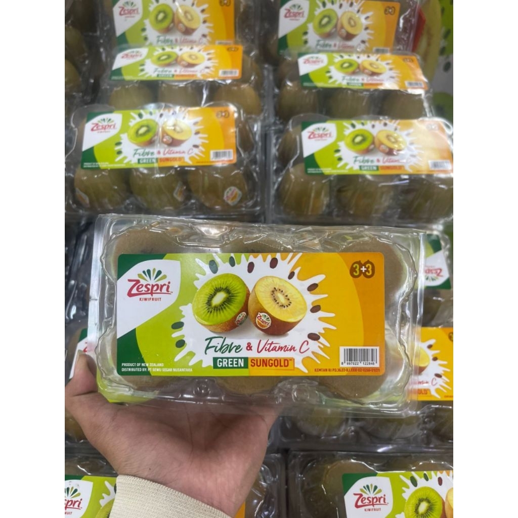 

Kiwi Zespri Mix Green & Sungold Isi 6 Pack