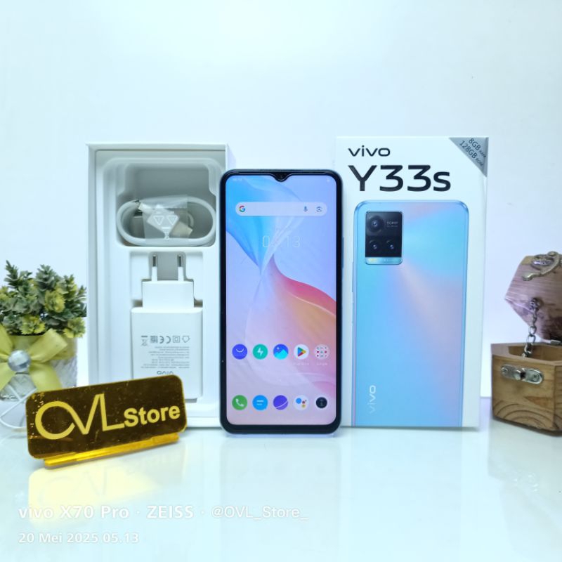 Vivo Y33s RAM 8/128 GB HP Second Original Bergaransi