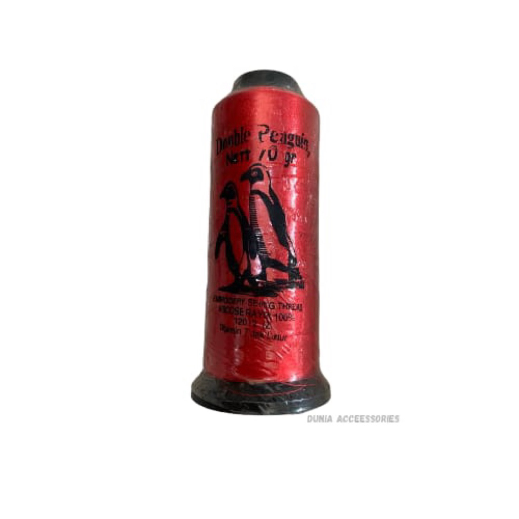 Benang Rayon Bordir doble pinguin