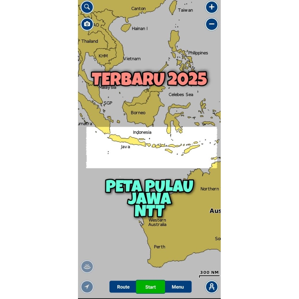 PETA LAUT NAVIONICS PULAU JAWA - NTT