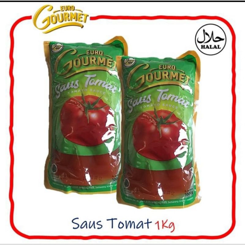 

Euro Gourmet Saus Tomat 1Kg