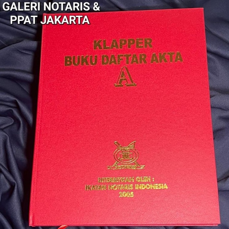

KODE H48P Buku Klaper Daftar Akta Notaris Klaper Abjad Klaper Daftar Akta