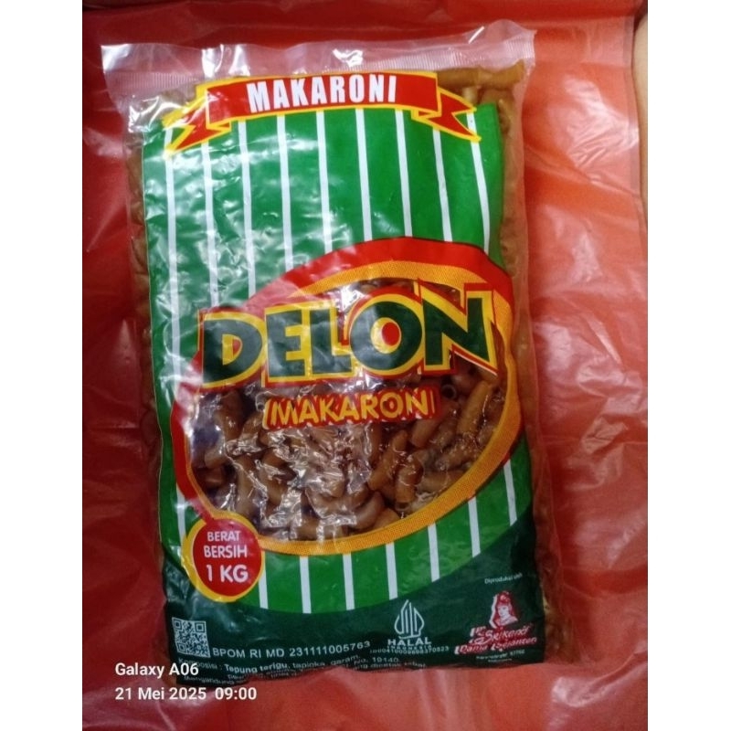 

Makaroni Pipa Merek Delon