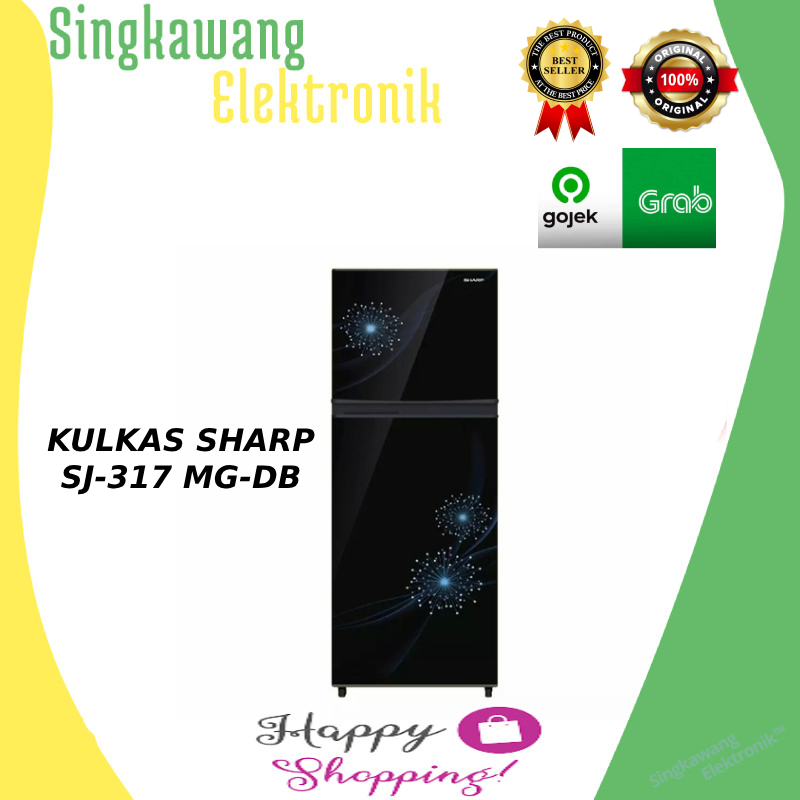 KULKAS SHARP 2 PINTU SJ-317 MG-DB
