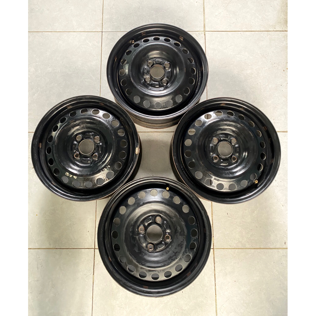 Velg Kaleng R15 15 pcd 4x100 Mobilio, Vios, jazz, yaris, city, brio, freed