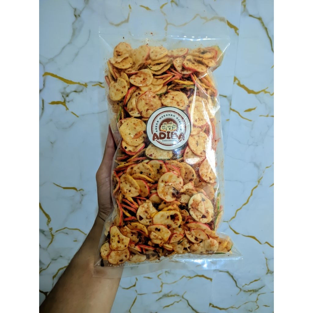

KERUPUK KOIN BANTAT GURIH PEDAS RENYAH!! (500gr)