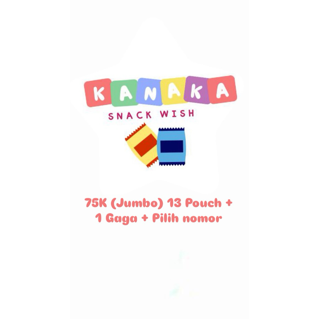 

wadistroalip Snack wish kanaka 13 Pouch + 1 Gaga + Pilih nomor