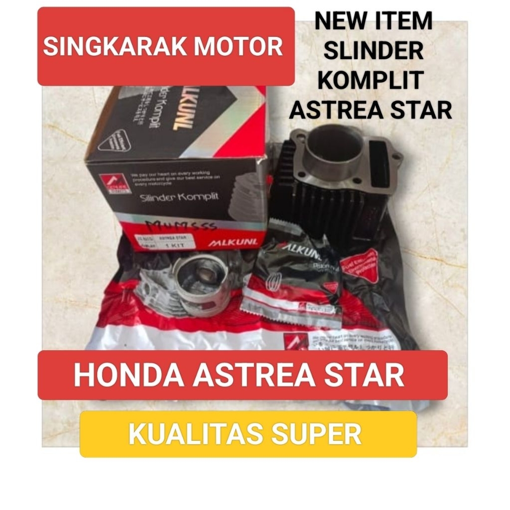 BLOK SILINDER KOMPLIT ASSY HONDA ASTREA STAR KUALITAS BAHAN TERBAIK