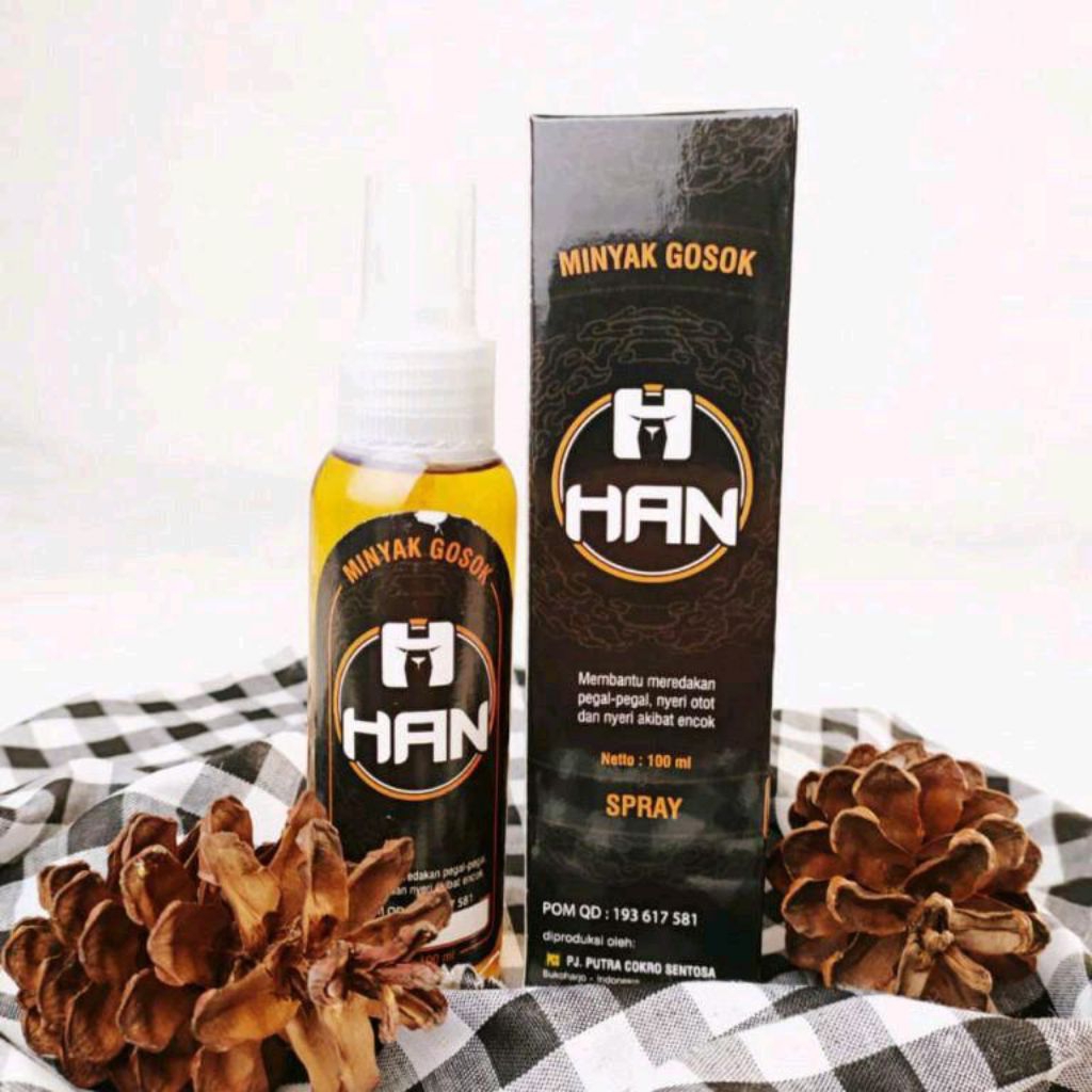 Minyak Gosok Han (Untuk nyeri sendi, rematik, memar & patah tulang)