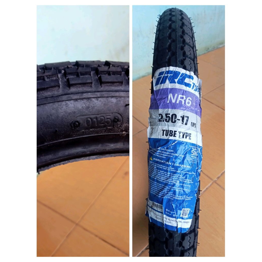 Ban luar 250 ring 17 petak tahu IRC ORIGINAL