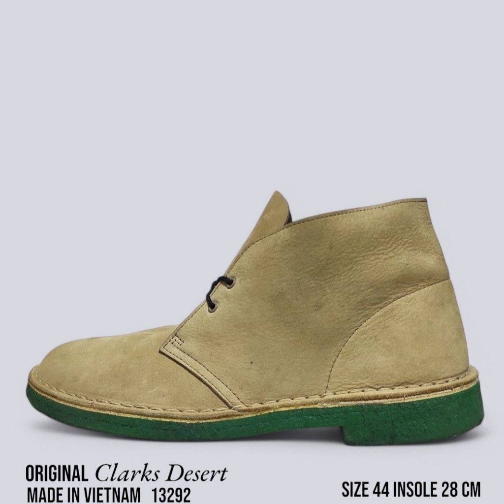 Sepatu Boots Pria Leather Clarks Desert Size 44
