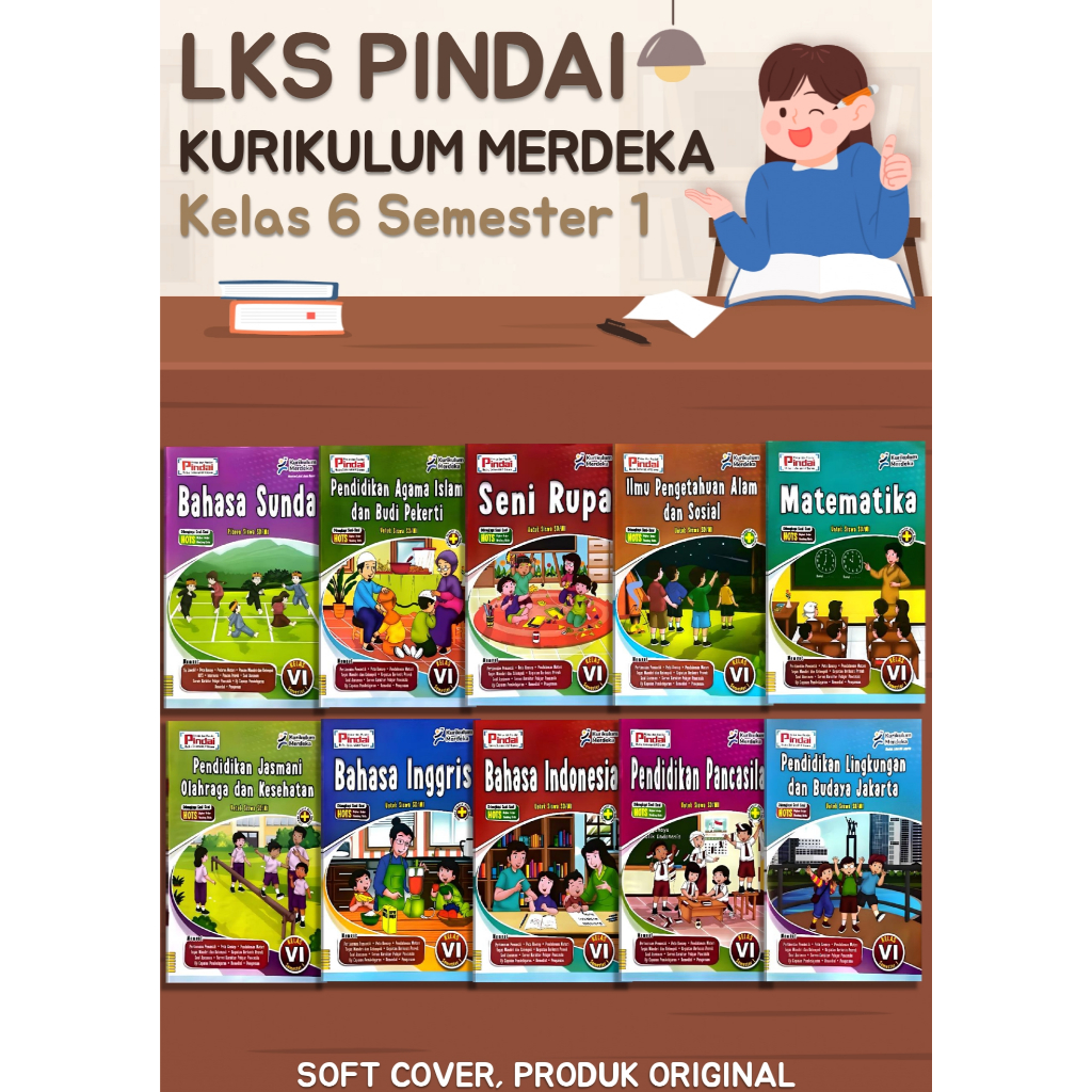 LKS PINDAI Kelas 6 Semester 1 Kurikulum Merdeka (Arya Duta)