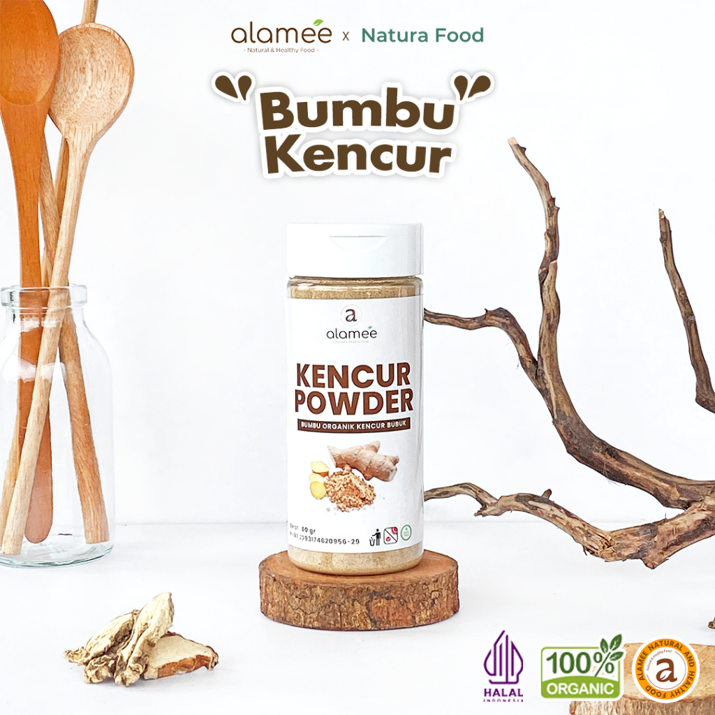 

ALAMEE Bubuk Kencur Seasoning Bumbu Dapur Organik Murni Asli Powder Spice Tabur