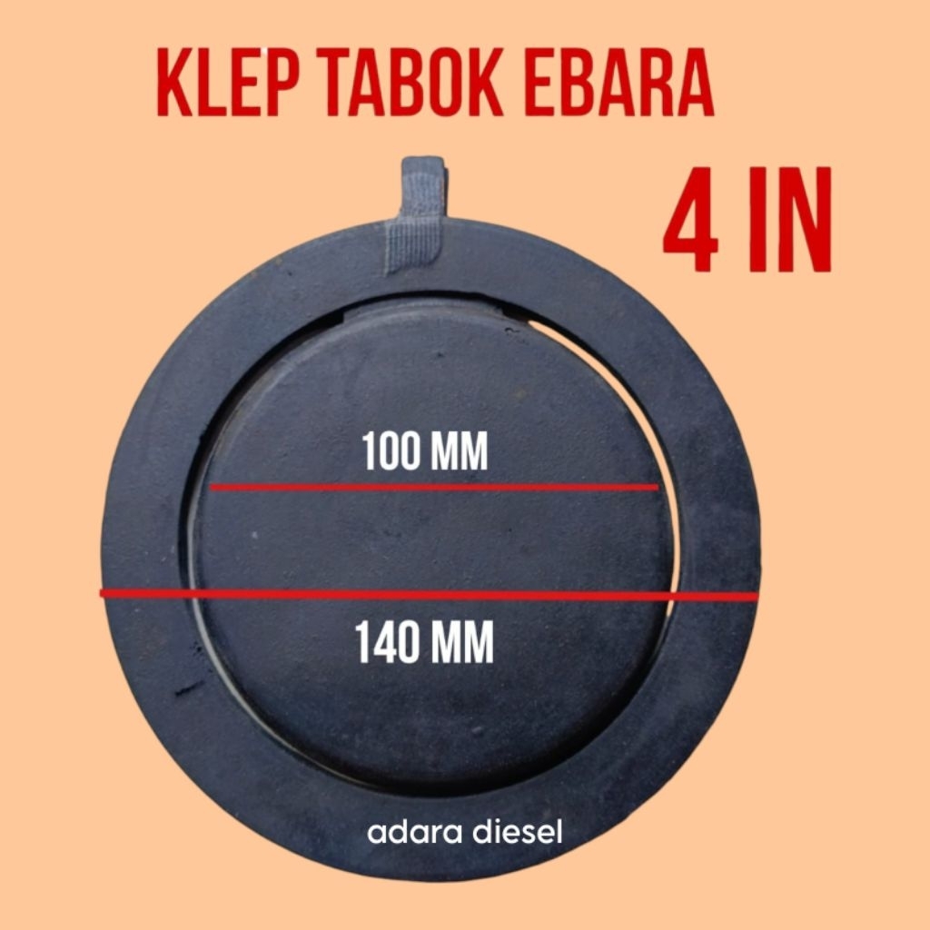 Klep Tabok Ebara 4 Inch Klep Mesin Pompa Air EBARA